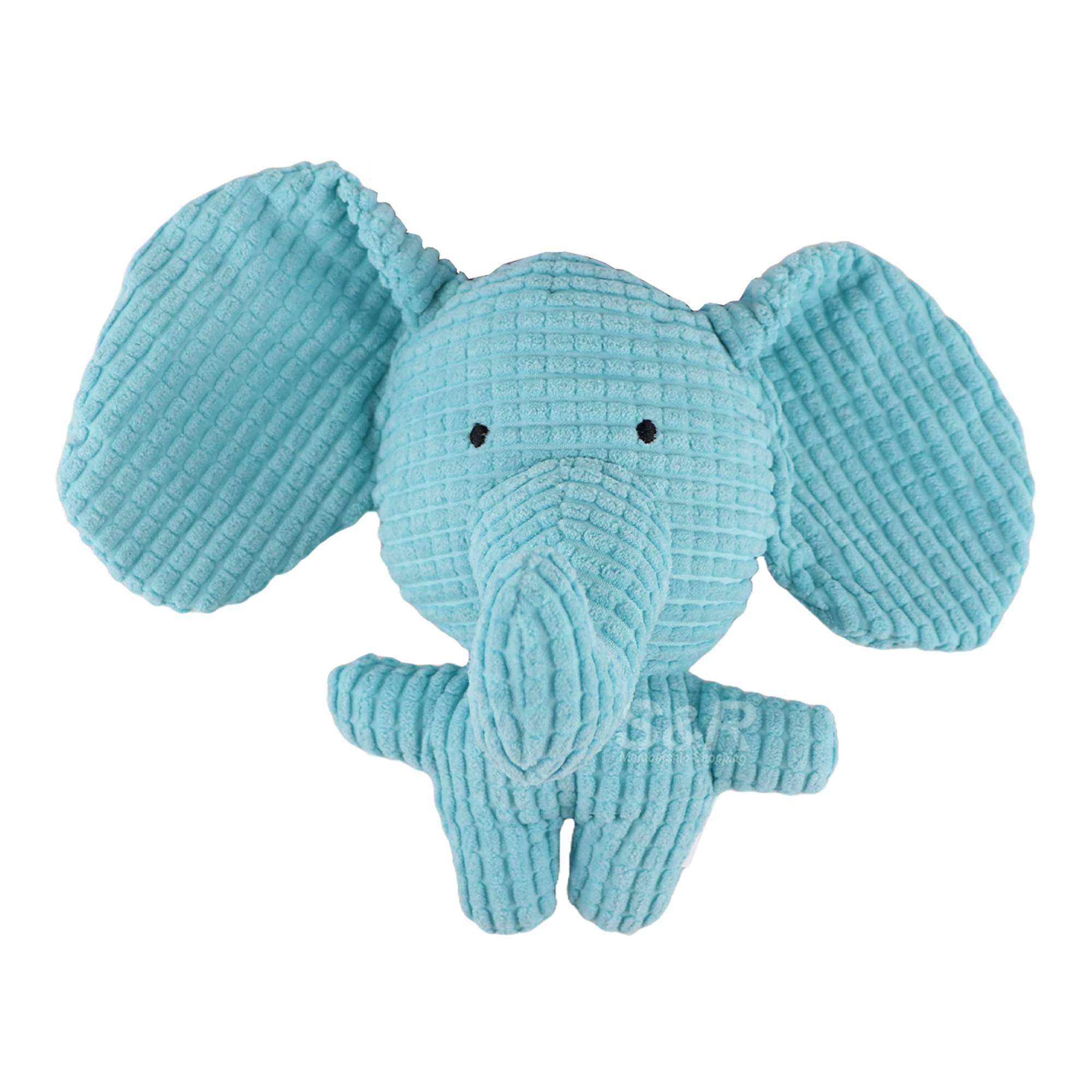 Mira Toys Pet Toy Blue Elephant With Squeaker